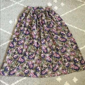 Vintage Midi Skirt